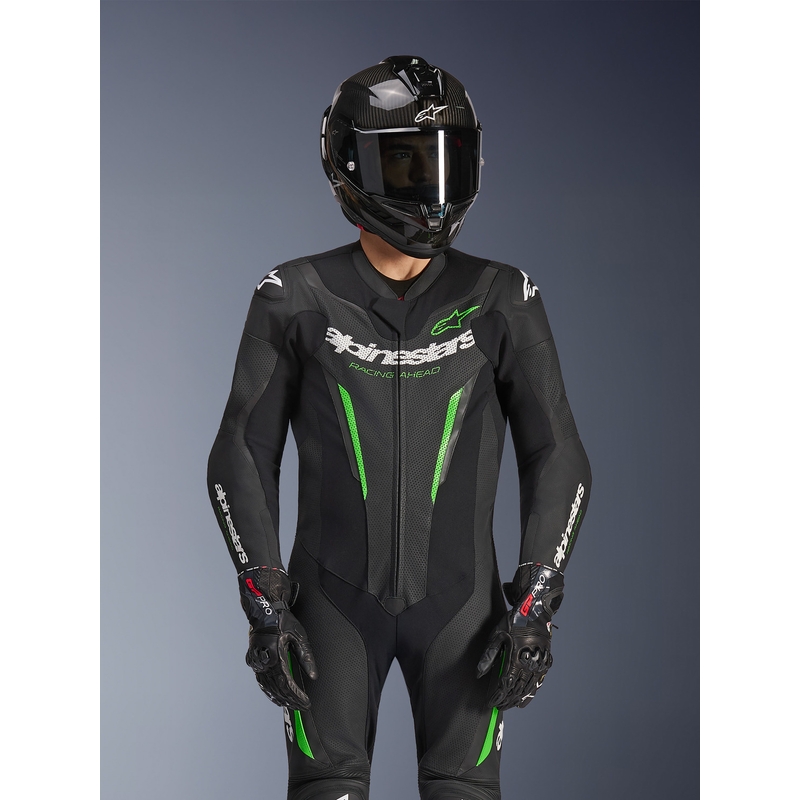 Ολόσωμη φόρμα μοτοσικλέτας Alpinestars GP FORCE V2 μαύρη-πράσινη