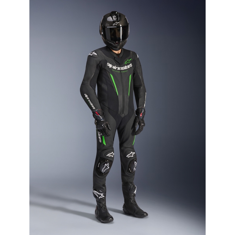 Ολόσωμη φόρμα μοτοσικλέτας Alpinestars GP FORCE V2 μαύρη-πράσινη