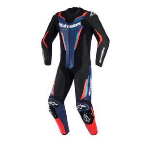Ολόσωμη φόρμα μοτοσικλέτας Alpinestars GP FORCE V2 μαύρο-μπλε-φλουορ κόκκινο-