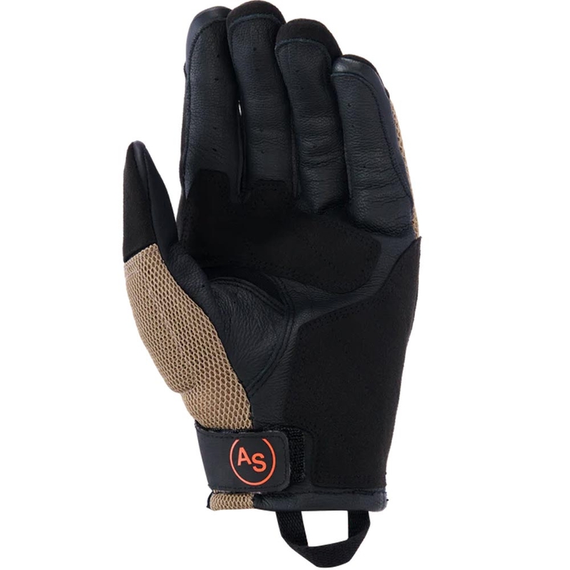 Γάντια μοτοσικλέτας Alpinestars Manti Air σκούρο χακί-μαύρο-φλουορ πορτοκαλί