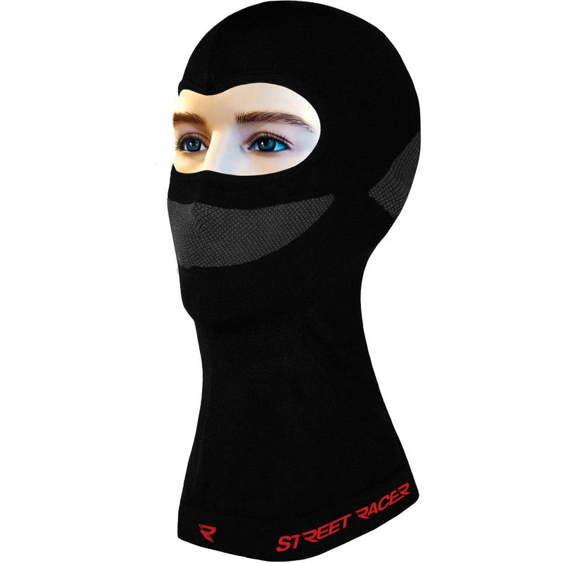 Κουκούλα κράνους Street Racer Basic σε μαύρο χρώμα