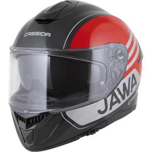 Κράνος μοτοσικλέτας Cassida Integral GT 2.1 Jawa Sport full-face μαύρο-μαύρο-ασημί