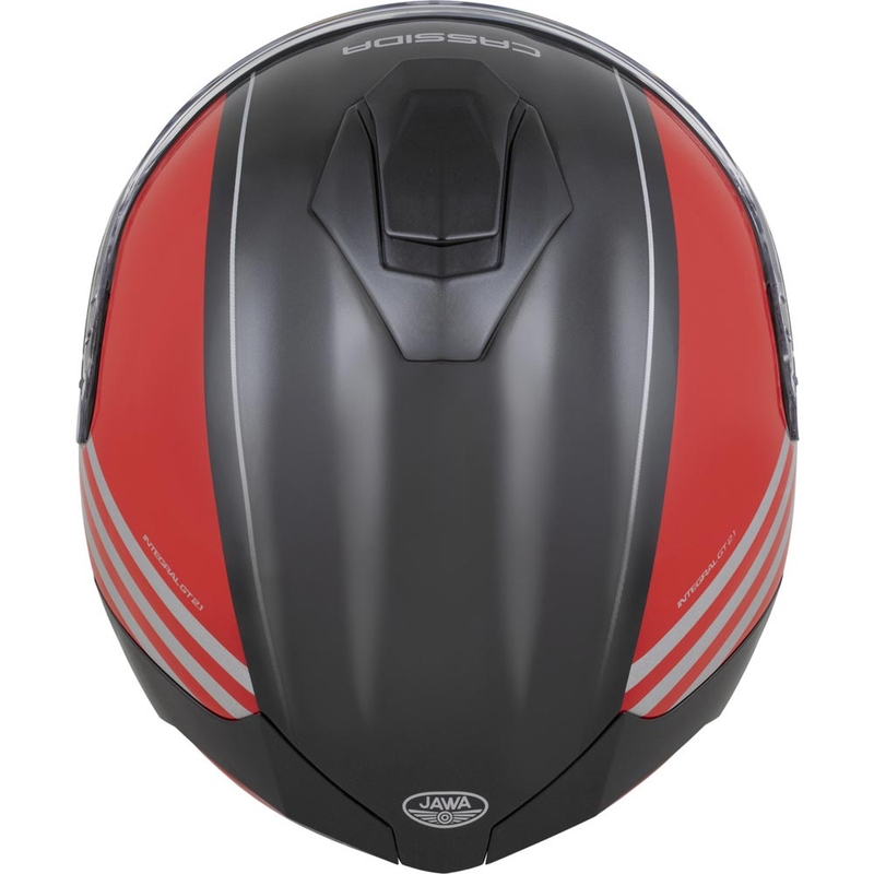 Κράνος μοτοσικλέτας Cassida Integral GT 2.1 Jawa Sport full-face μαύρο-μαύρο-ασημί