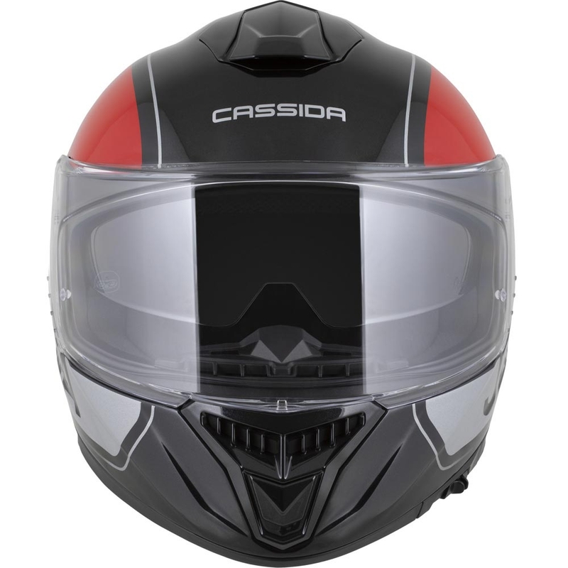 Κράνος μοτοσικλέτας Cassida Integral GT 2.1 Jawa Sport full-face μαύρο-μαύρο-ασημί