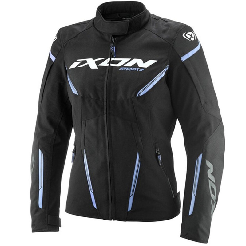 Γυναικείο μπουφάν μοτοσικλέτας IXON Striker 2 Lady μαύρο-λεβάντα