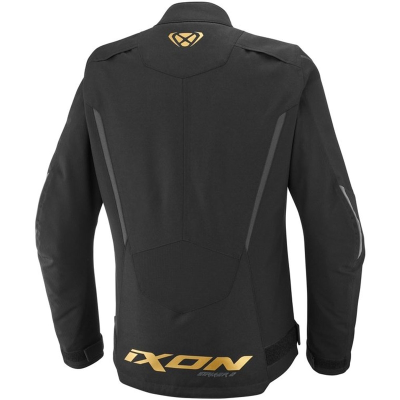 Γυναικείο μπουφάν μοτοσικλέτας IXON Striker 2 Lady μαύρο-χρυσό