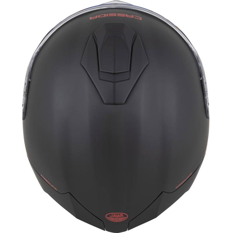Κράνος μοτοσικλέτας Cassida Integral GT 2.1 Jawa Solid full-face, ματ μαύρο-γυαλιστερό κόκκινο