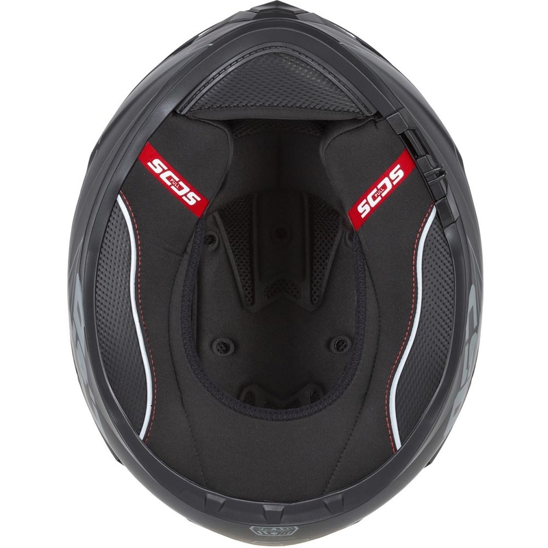 Κράνος μοτοσικλέτας Cassida Integral GT 2.1 Jawa Solid full-face, ματ μαύρο-γυαλιστερό κόκκινο