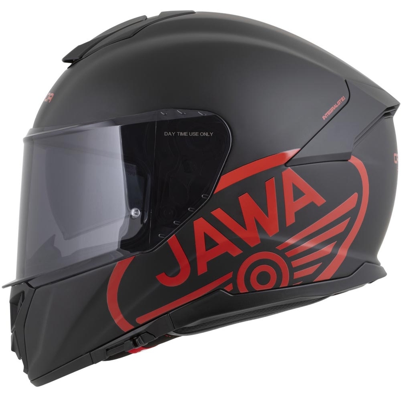 Κράνος μοτοσικλέτας Cassida Integral GT 2.1 Jawa Solid full-face, ματ μαύρο-γυαλιστερό κόκκινο