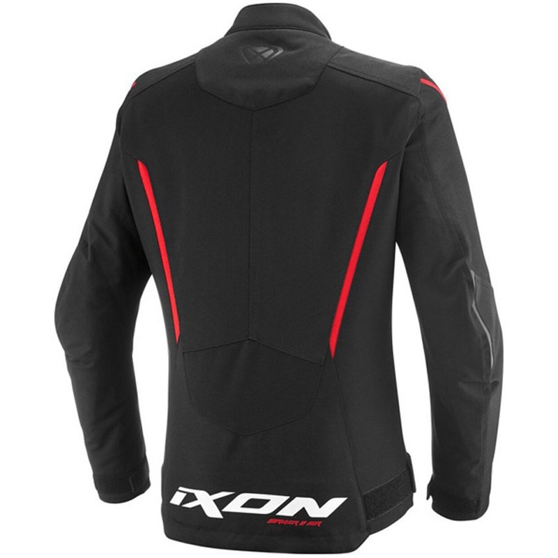 Γυναικείο μπουφάν μοτοσικλέτας IXON Striker 2 Air WP Lady μαύρο-κόκκινο