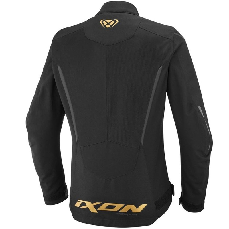 Γυναικείο μπουφάν μοτοσικλέτας IXON Striker 2 Air WP Lady μαύρο-χρυσό