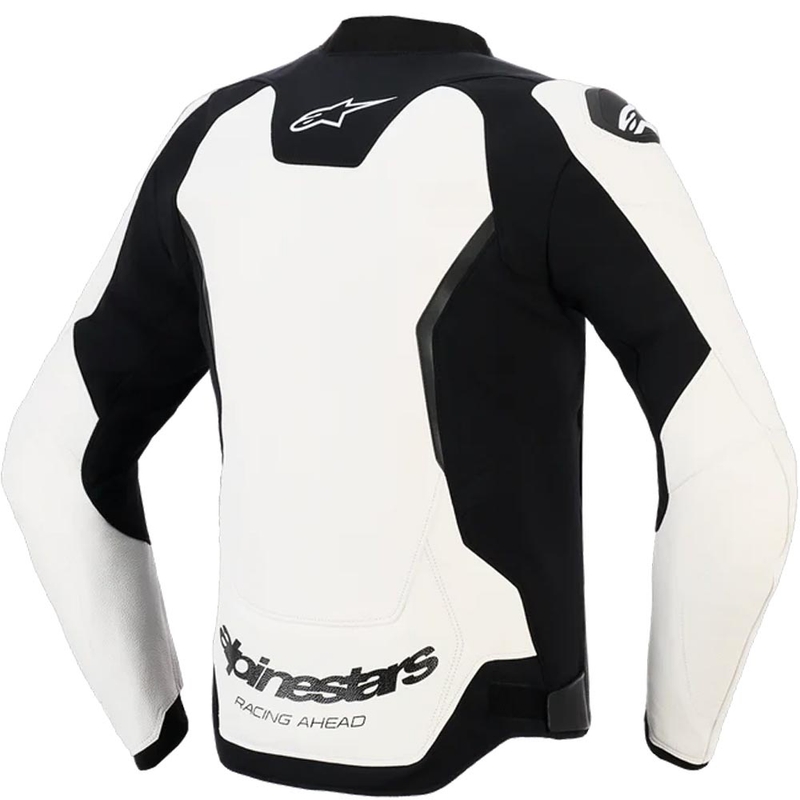 Δερμάτινο μπουφάν μοτοσικλέτας Alpinestars GP Force V2 λευκό-μαύρο