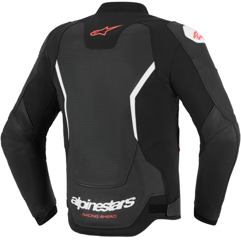 Δερμάτινο μπουφάν μοτοσικλέτας Alpinestars GP Force V2 Airflow μαύρο-λευκό
