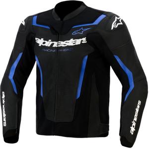 Δερμάτινο μπουφάν μοτοσικλέτας Alpinestars GP Force V2 Airflow μαύρο-μεταλλικό μπλε