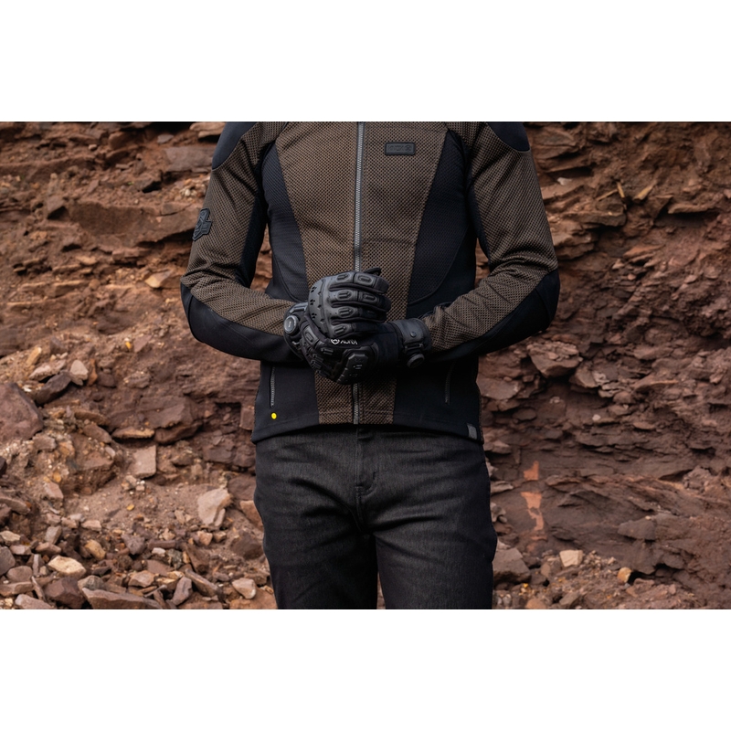 Γάντια μοτοσικλέτας Knox Orsa Textile OR4 μαύρα