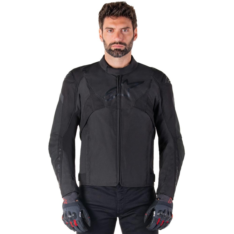 Αδιάβροχο μπουφάν μοτοσικλέτας Alpinestars T-JAWS V4 μαύρο-μαύρο