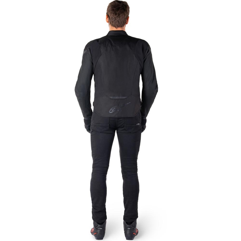 Αδιάβροχο μπουφάν μοτοσικλέτας Alpinestars T-JAWS V4 μαύρο-μαύρο