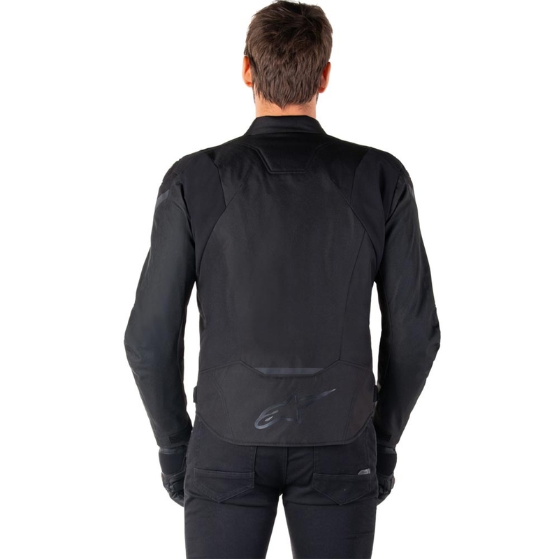 Αδιάβροχο μπουφάν μοτοσικλέτας Alpinestars T-JAWS V4 μαύρο-μαύρο