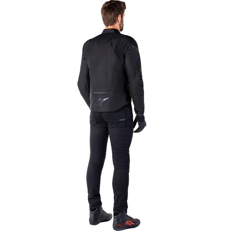 Αδιάβροχο μπουφάν μοτοσικλέτας Alpinestars T-JAWS V4 μαύρο-μαύρο
