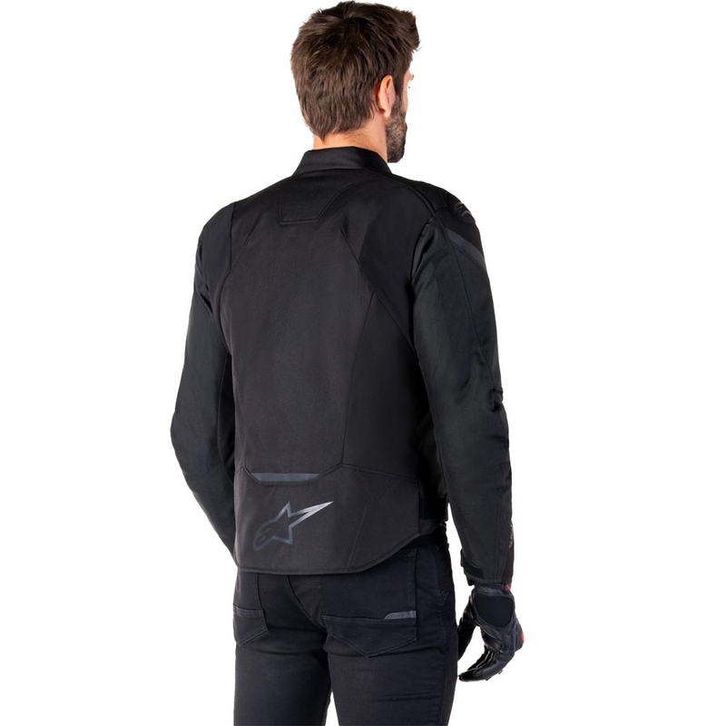 Αδιάβροχο μπουφάν μοτοσικλέτας Alpinestars T-JAWS V4 μαύρο-μαύρο