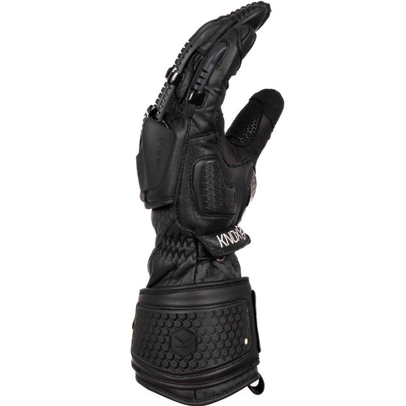 Γάντια μοτοσικλέτας Knox Handroid All Black Mk5, μαύρα