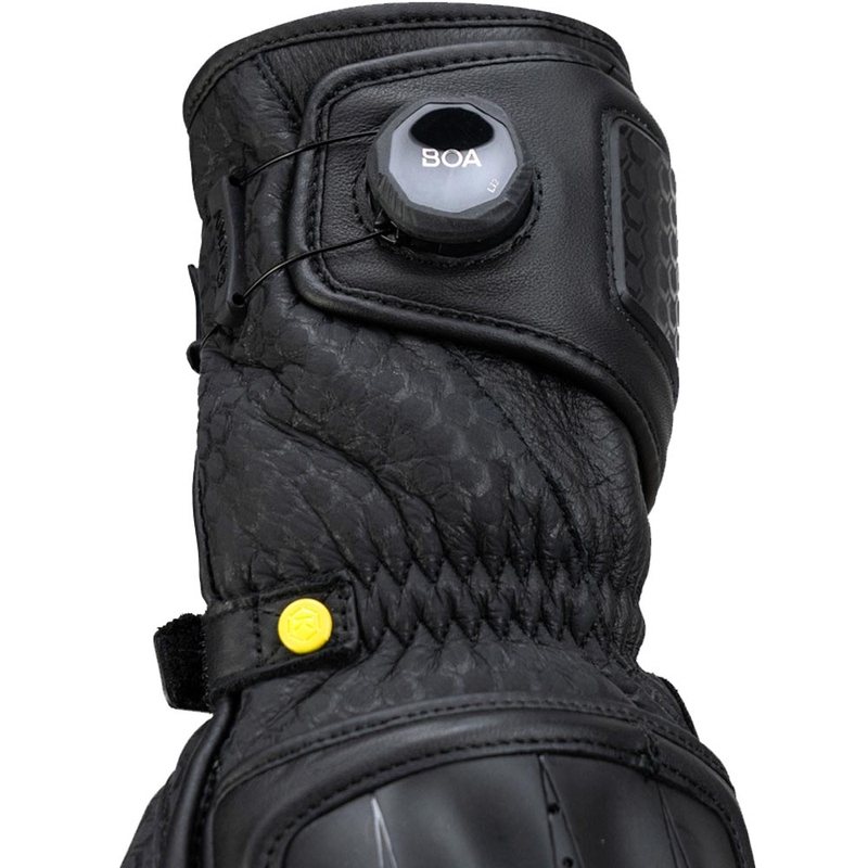 Γάντια μοτοσικλέτας Knox Handroid All Black Mk5, μαύρα