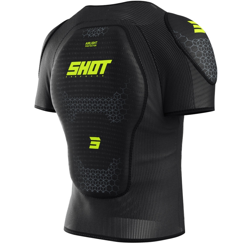 Shot Airlight T-Shirt μαύρο-fluo κίτρινο