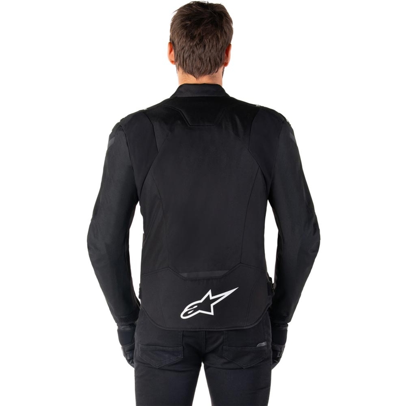 Αδιάβροχο μπουφάν μοτοσικλέτας Alpinestars T-JAWS V4 μαύρο-λευκό