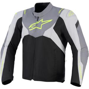 Αδιάβροχο μπουφάν μοτοσικλέτας Alpinestars T-JAWS V4 Μαύρο-Ανοιχτό γκρι-Γκρι