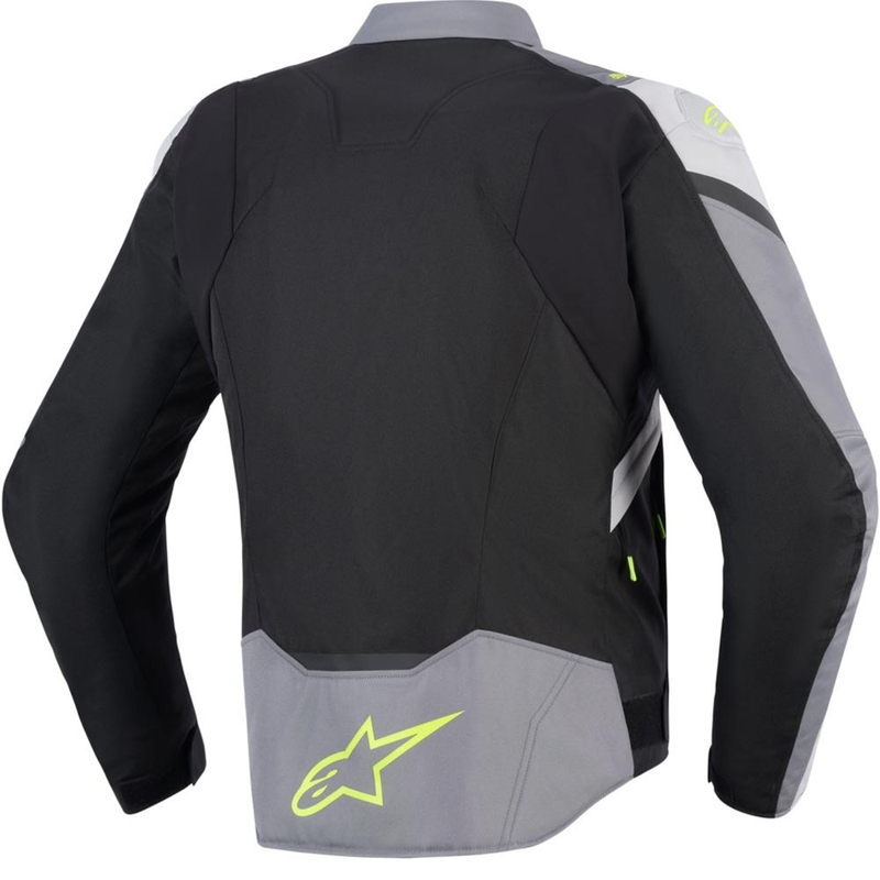 Αδιάβροχο μπουφάν μοτοσικλέτας Alpinestars T-JAWS V4 Μαύρο-Ανοιχτό γκρι-Γκρι