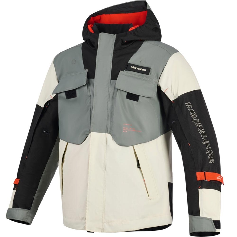Αδιάβροχο μπουφάν μοτοσικλέτας Alpinestars Mospher γκρι-μαύρο