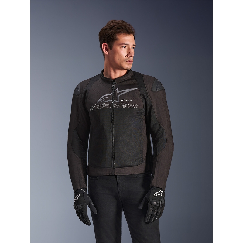 Μπουφάν μοτοσικλέτας Alpinestars SMX Air μαύρο-ανθρακί