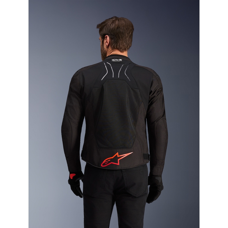 Μπουφάν μοτοσικλέτας Alpinestars SMX Air μαύρο-κόκκινο-λευκό