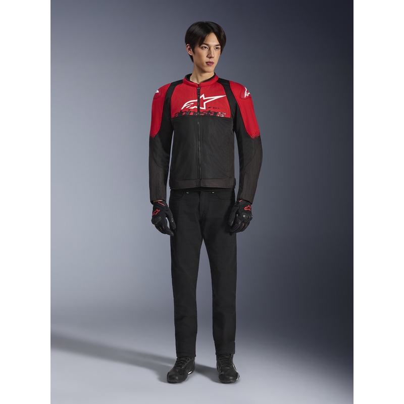 Μπουφάν μοτοσικλέτας Alpinestars SMX Air κόκκινο-μαύρο
