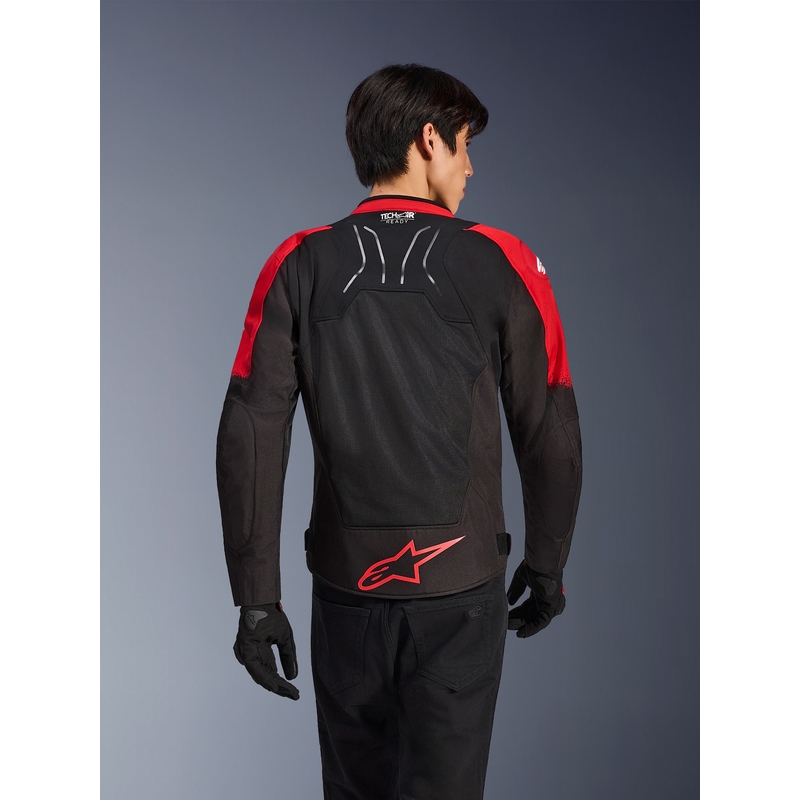 Μπουφάν μοτοσικλέτας Alpinestars SMX Air κόκκινο-μαύρο