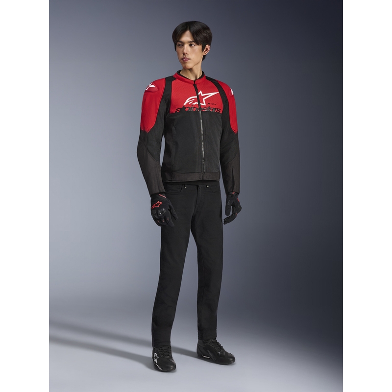 Μπουφάν μοτοσικλέτας Alpinestars SMX Air κόκκινο-μαύρο