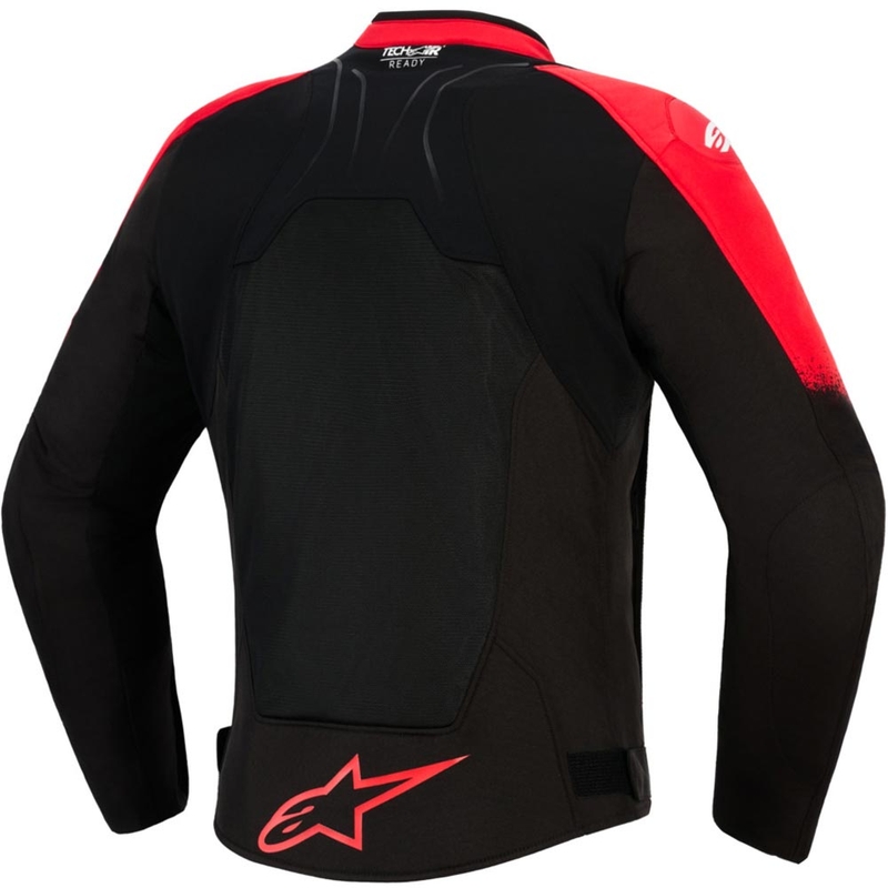 Μπουφάν μοτοσικλέτας Alpinestars SMX Air κόκκινο-μαύρο