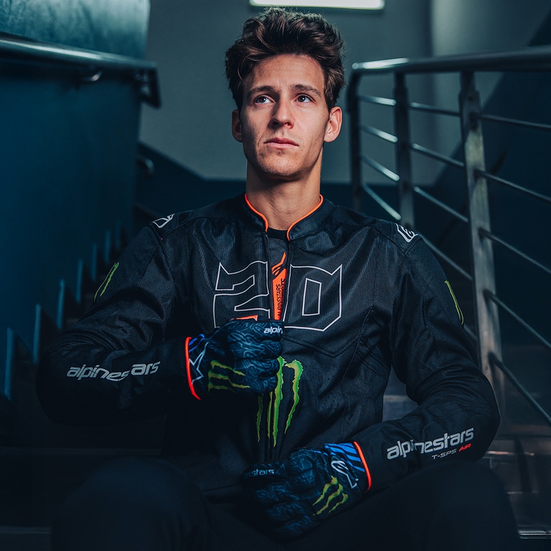 Μπουφάν μοτοσικλέτας Alpinestars T-SPS Air V2 Monster FQ20, ασπρόμαυρη συλλογή