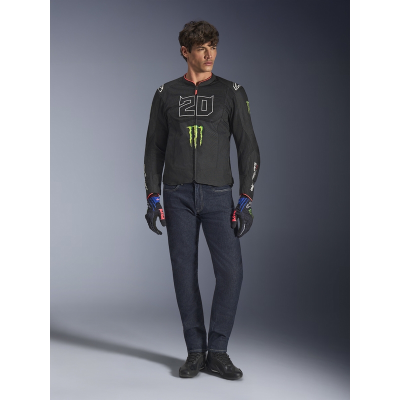 Μπουφάν μοτοσικλέτας Alpinestars T-SPS Air V2 Monster FQ20, ασπρόμαυρη συλλογή