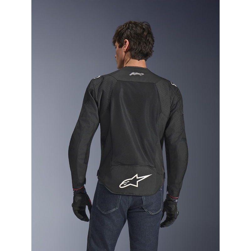Μπουφάν μοτοσικλέτας Alpinestars T-SPS Air V2 Monster FQ20, ασπρόμαυρη συλλογή