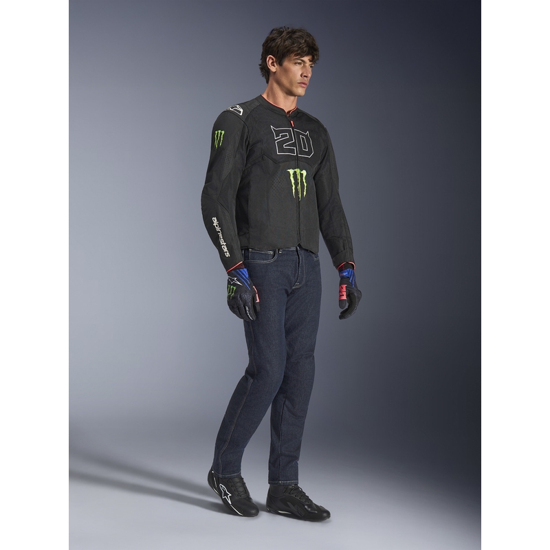 Μπουφάν μοτοσικλέτας Alpinestars T-SPS Air V2 Monster FQ20, ασπρόμαυρη συλλογή