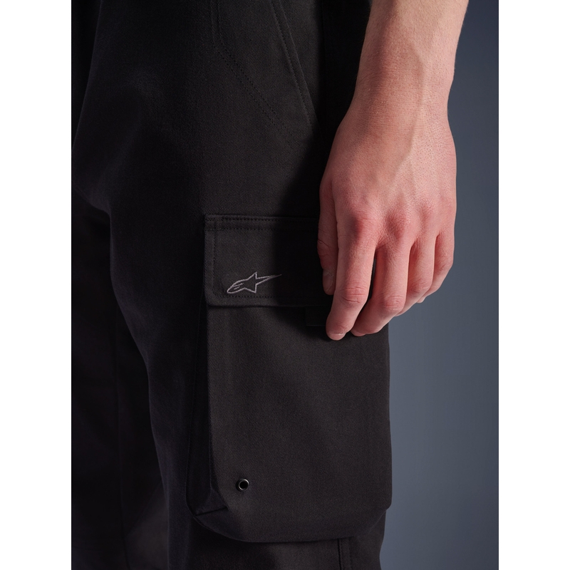 Παντελόνι μοτοσικλέτας Alpinestars Flex-AST Cargo μαύρο-μαύρο
