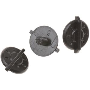 Σετ βιδών ζελατίνας για κράνη Cassida Cross Cup 2, μαύρο