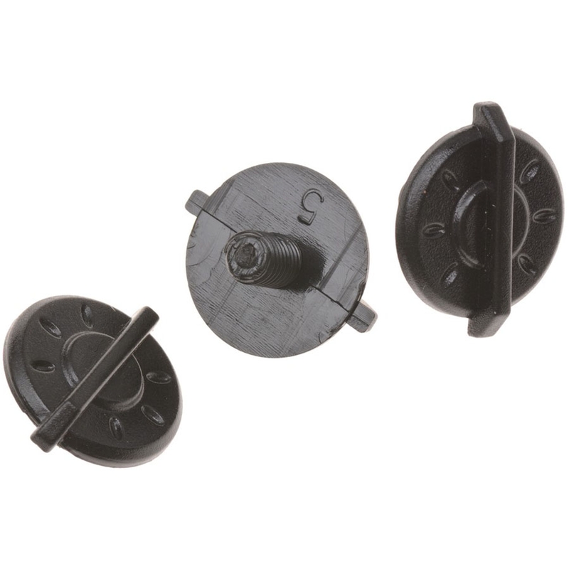 Σετ βιδών ζελατίνας για κράνη Cassida Cross Cup 2, μαύρο