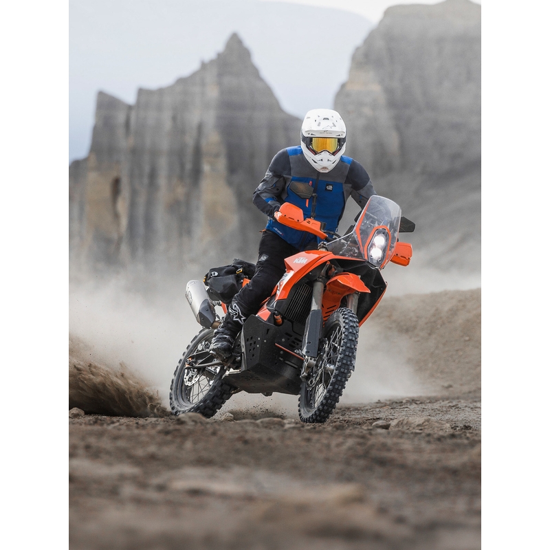 Φανέλα motocross Alpinestars Maxdura Dual πορτοκαλί-σκούρο μπλε