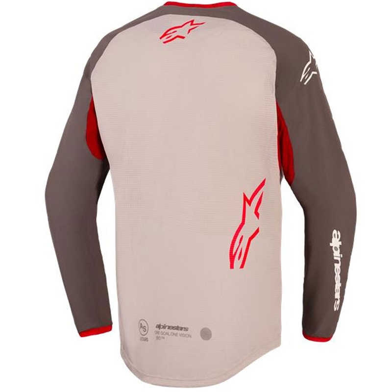 Φανέλα motocross Alpinestars Maxdura Dual καφέ-πορτοκαλί