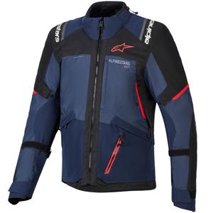 Μπουφάν μοτοσικλέτας Alpinestars Andes V4 Drystar Σκούρο μπλε-μπλε-μαύρο