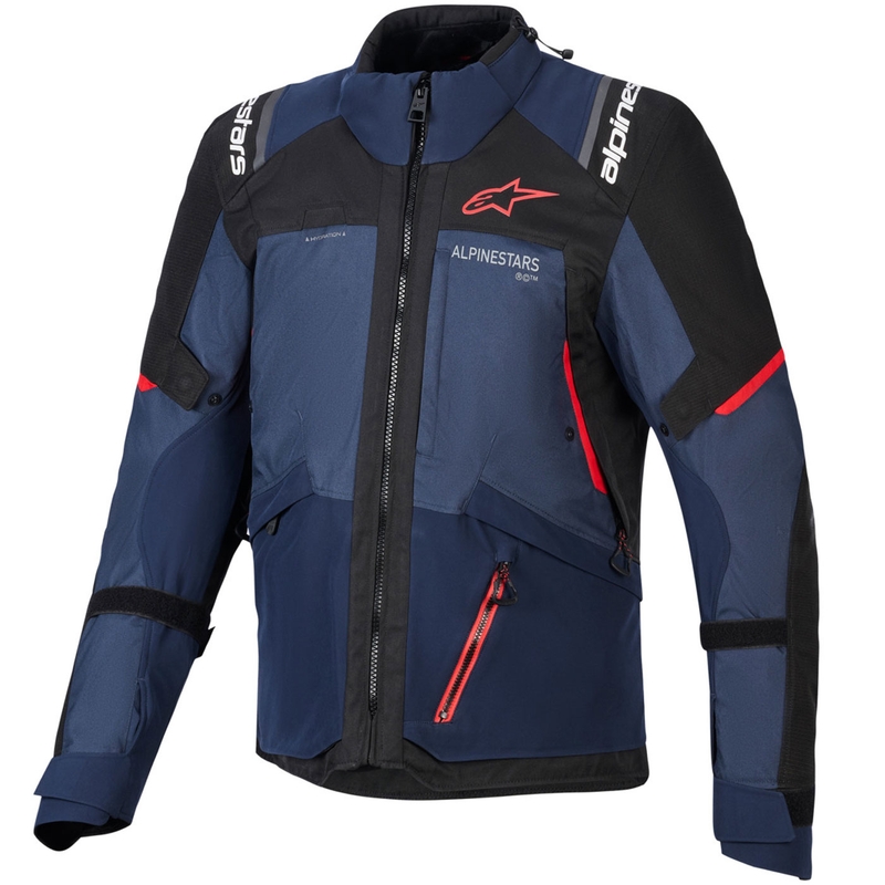 Μπουφάν μοτοσικλέτας Alpinestars Andes V4 Drystar Σκούρο μπλε-μπλε-μαύρο