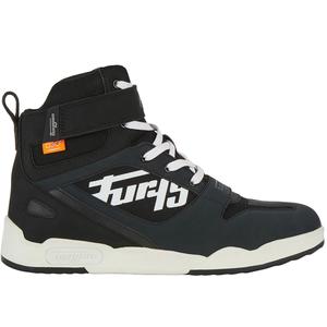 Furygan Get Down Μαύρες και λευκές μπότες μοτοσικλέτας
