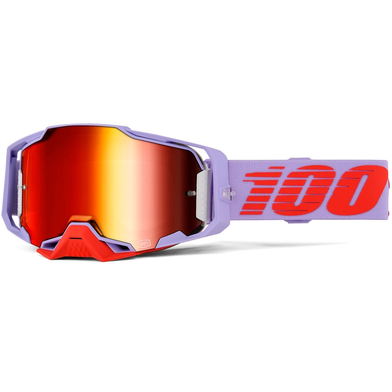 Γυαλιά motocross 100% Armega Fausto με κόκκινο πλεξιγκλάς
